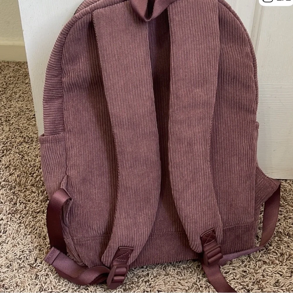 PINK Victoria's Secret Mauve Corduroy Backpack
